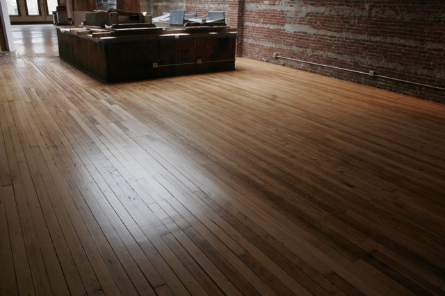 Refinished industrial fir-natural.