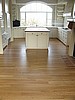 white oak with 3 coats satin natural