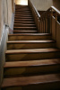 Refinished industrial fir-natural stairs after.