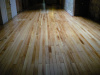 Refinished industrial fir floor.